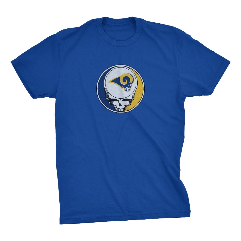Los Angeles Rams parody grateful Dead shakedown super bowl t-shirt
